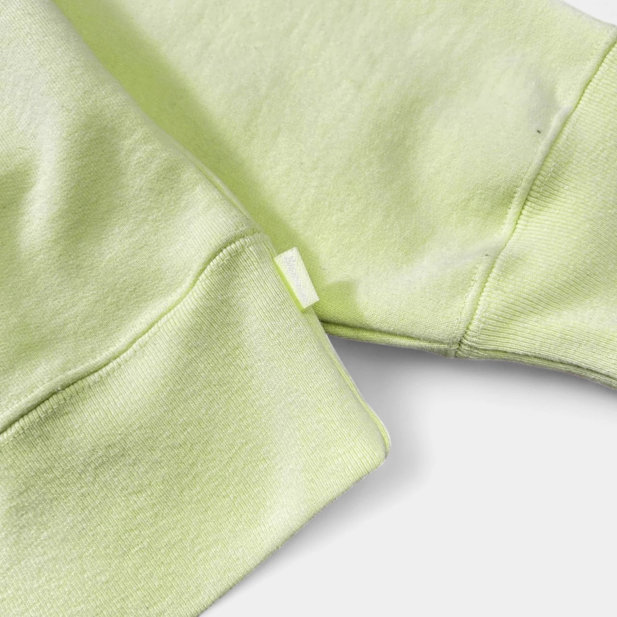 Supreme SS19 Lime Tag Logo Hoodie