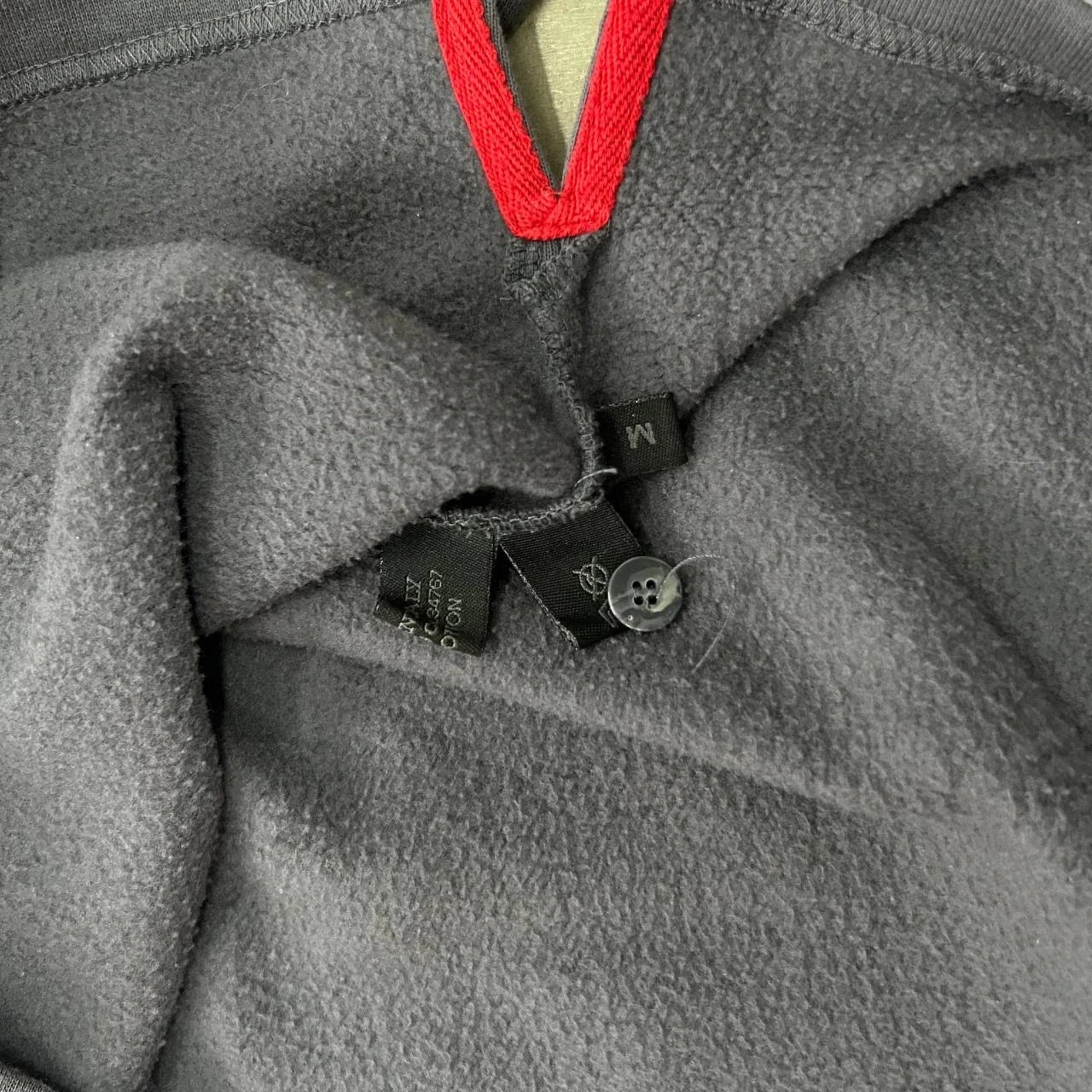 Prada Vintage Fleece Cargo Pocket Blue-Grey Polo Shirt