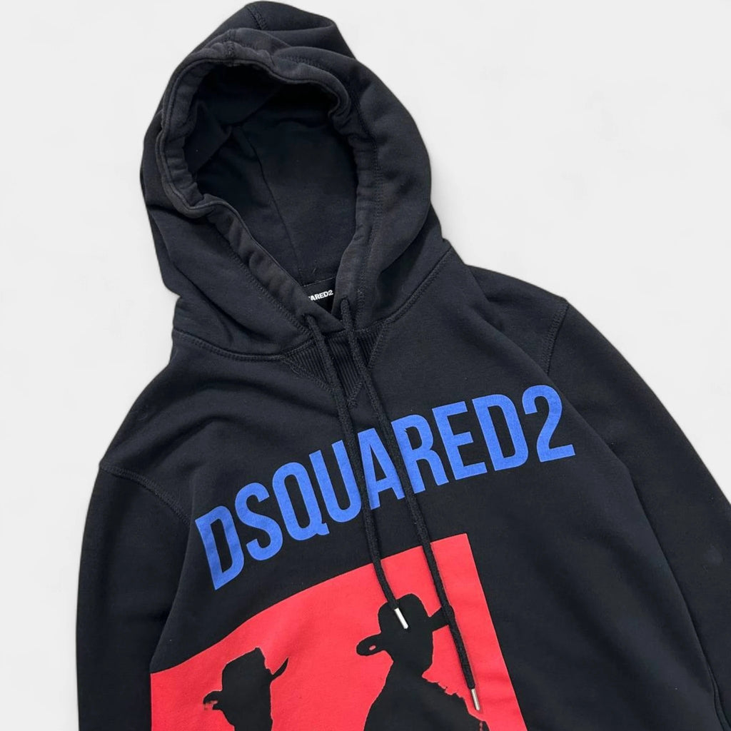 Dsquared2 Western Graphic Black Hoodie