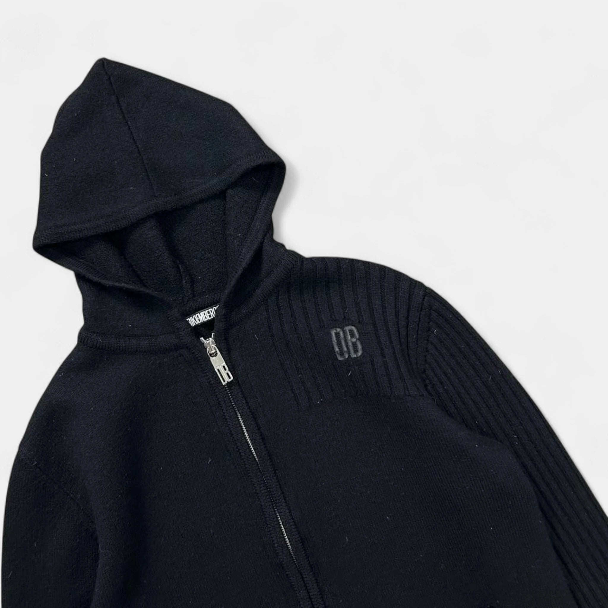Dirk Bikkembergs Knit Black Hoodie