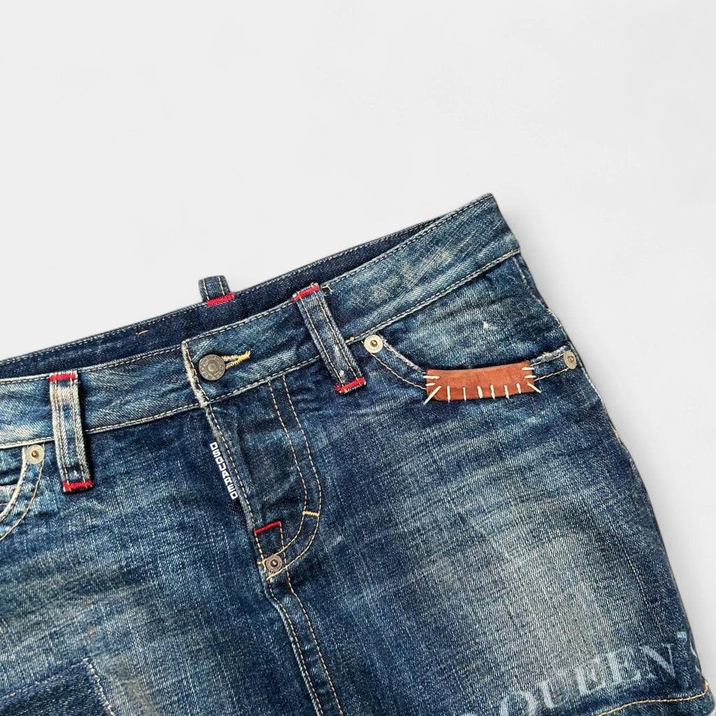 Dsquared2 Vintage Lady Denim Skirt