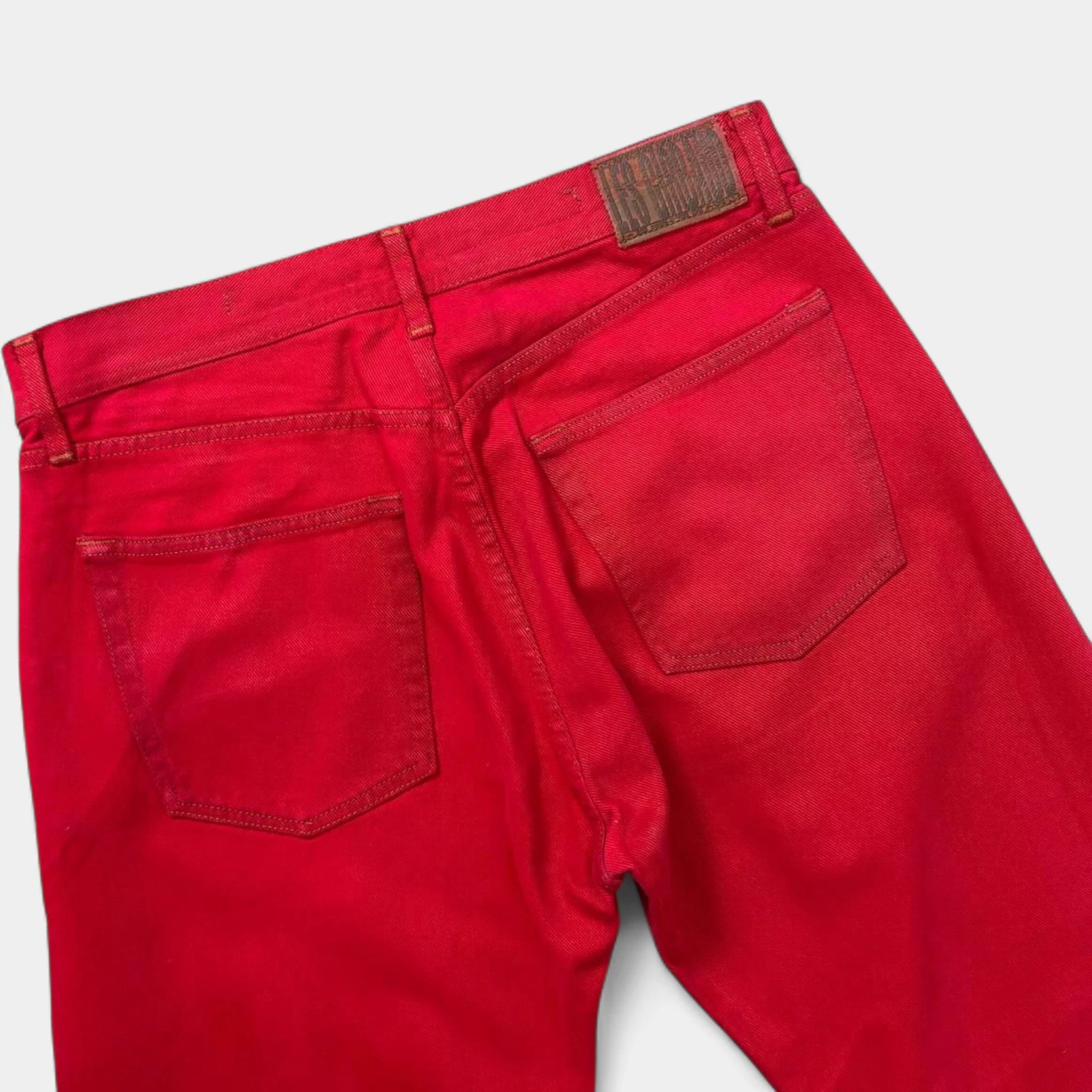 1990s Marithé + François Girbaud Red Jeans