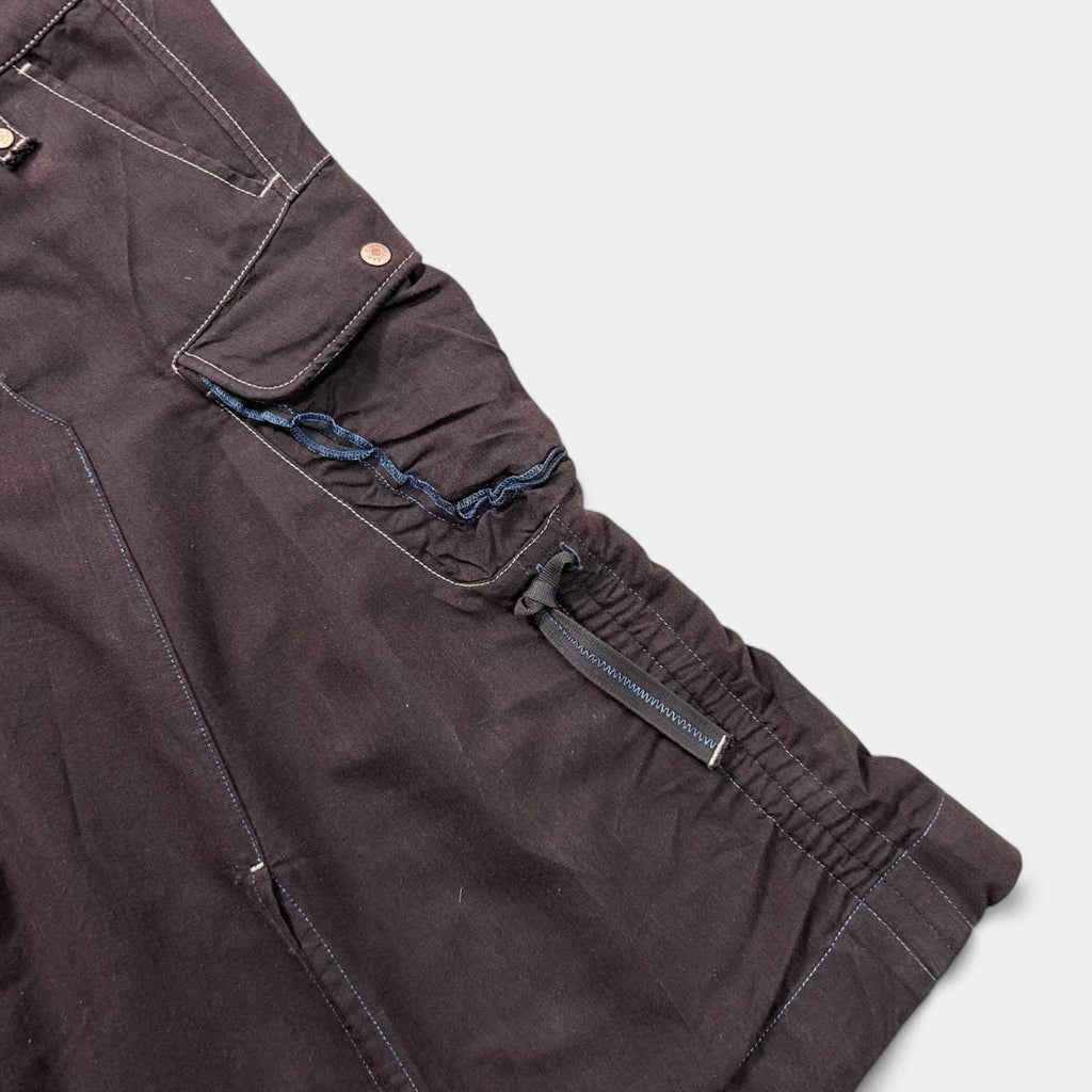 Marithé + François Girbaud Cargo Brown Skirt