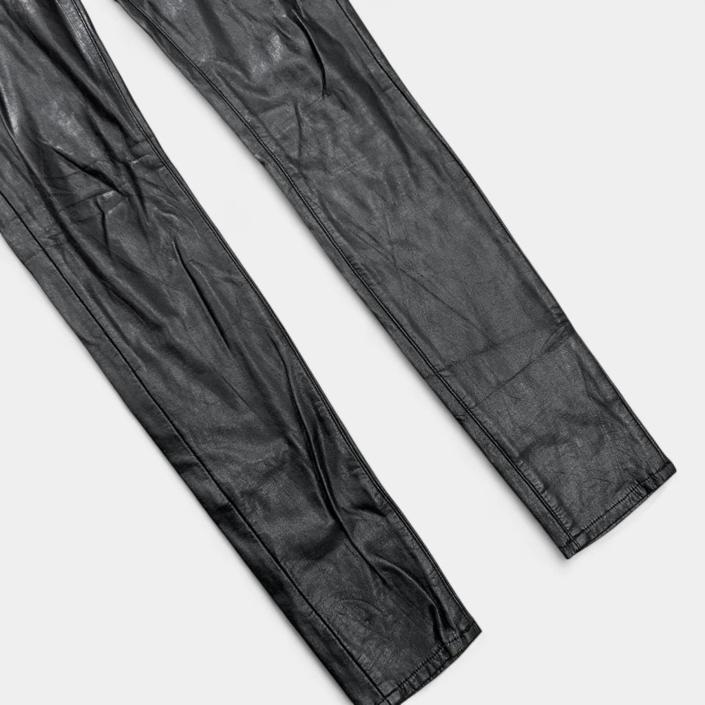 Saint Laurent D07 Faux Leather Skinny Pants