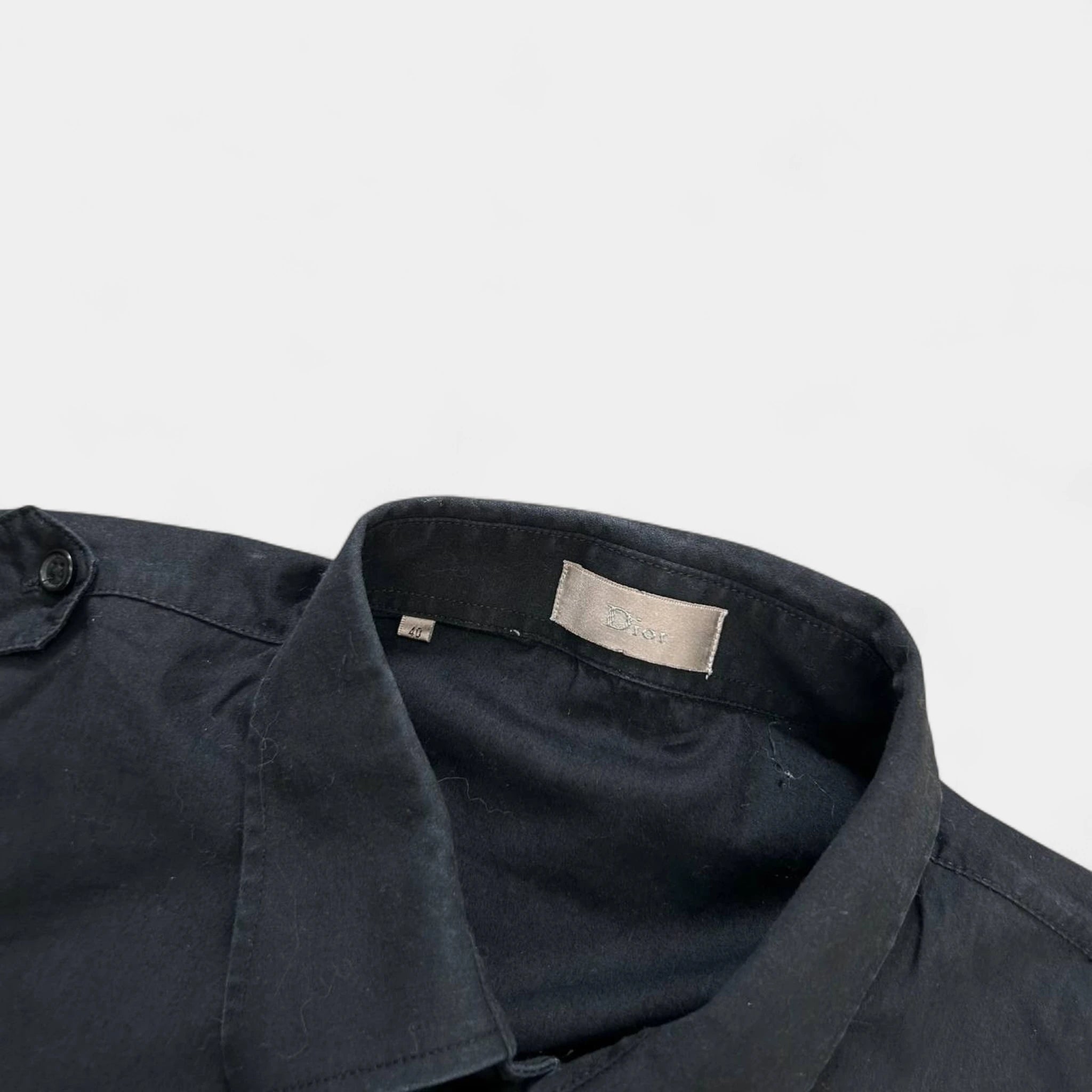 Dior Homme 2005 Black Cargo Shirt