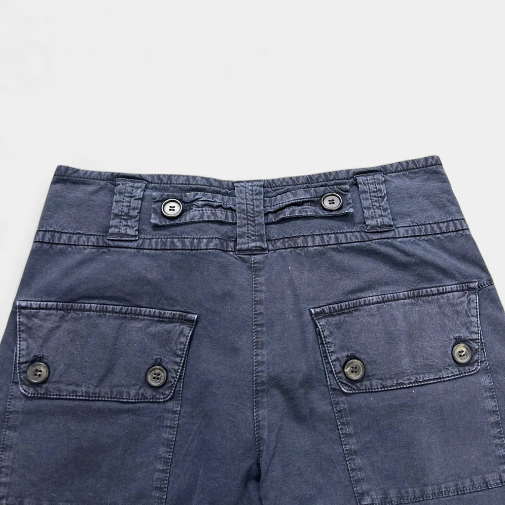 Prada Carpenter Shorts Washed Navy