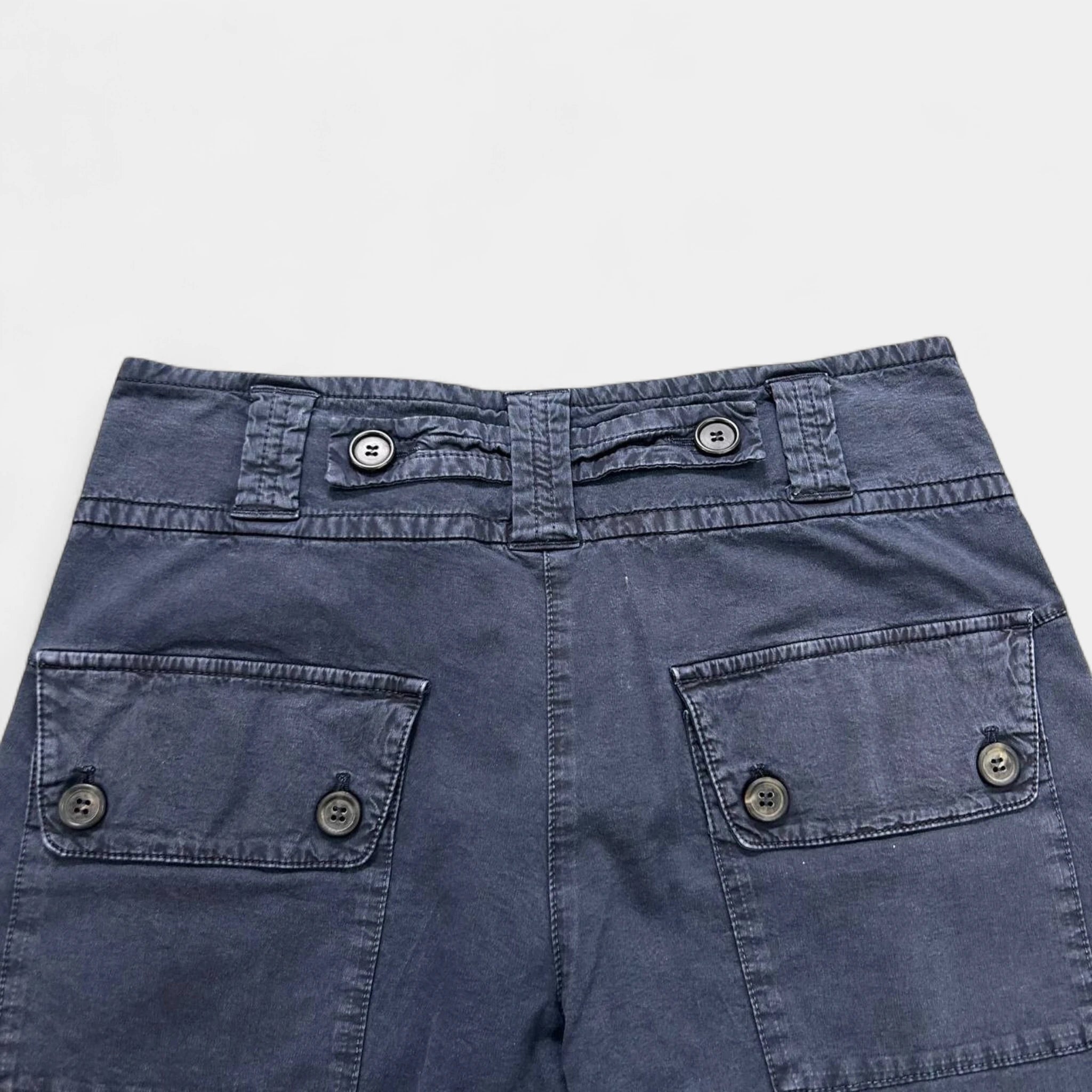 Prada Carpenter Shorts Washed Navy