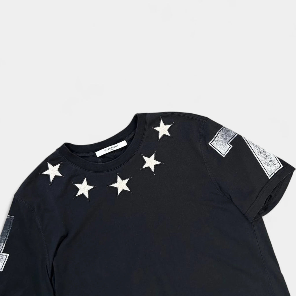 Givenchy 2010s Iconic Black Stars T-Shirt
