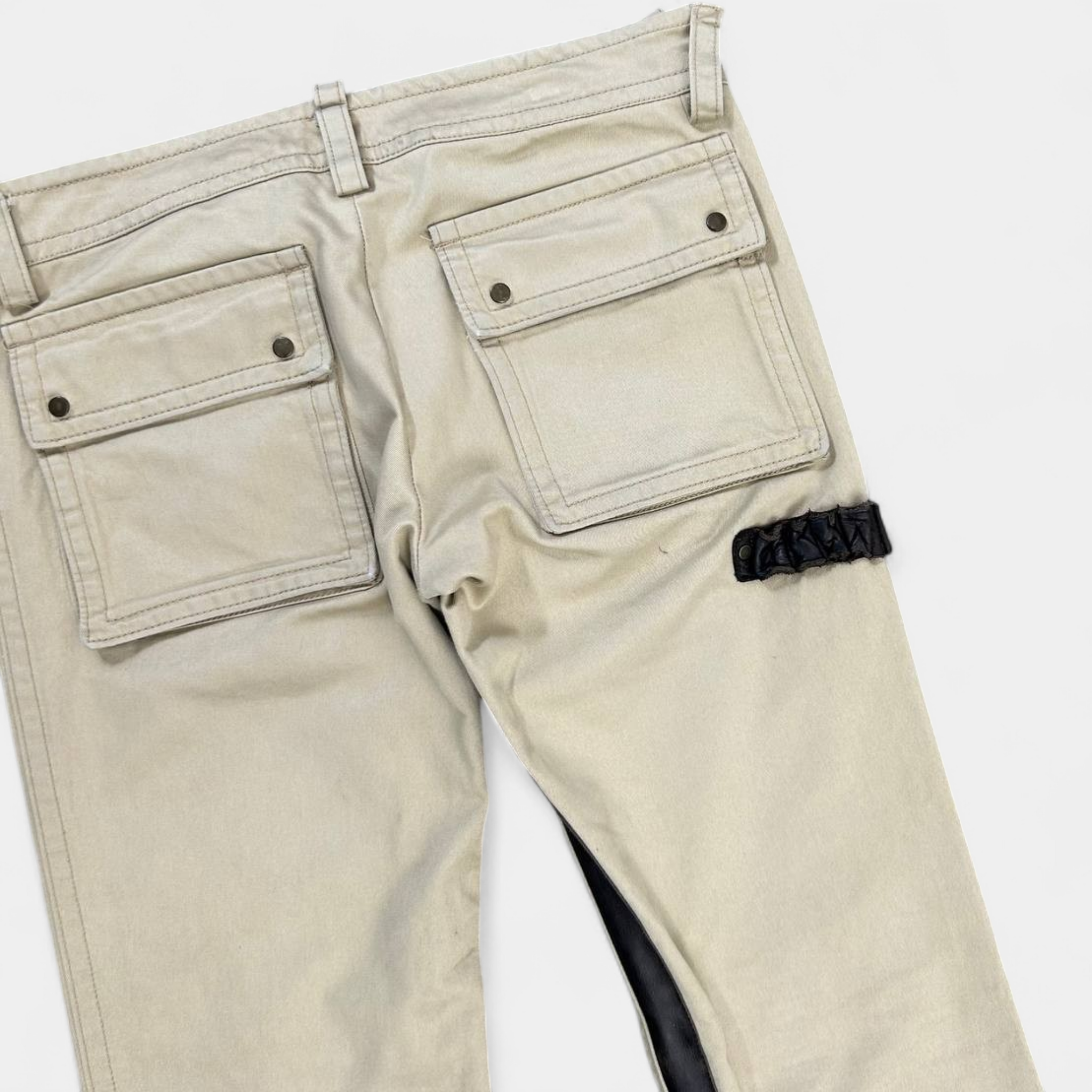 Dsquared2 Flare Beige Cargo Pants