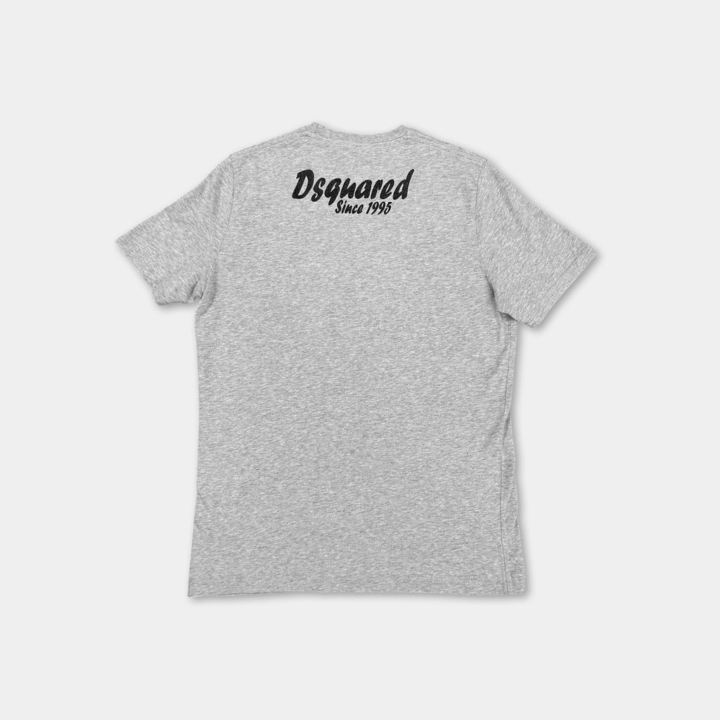 Dsquared2 Afro Grey Graphic T-Shirt