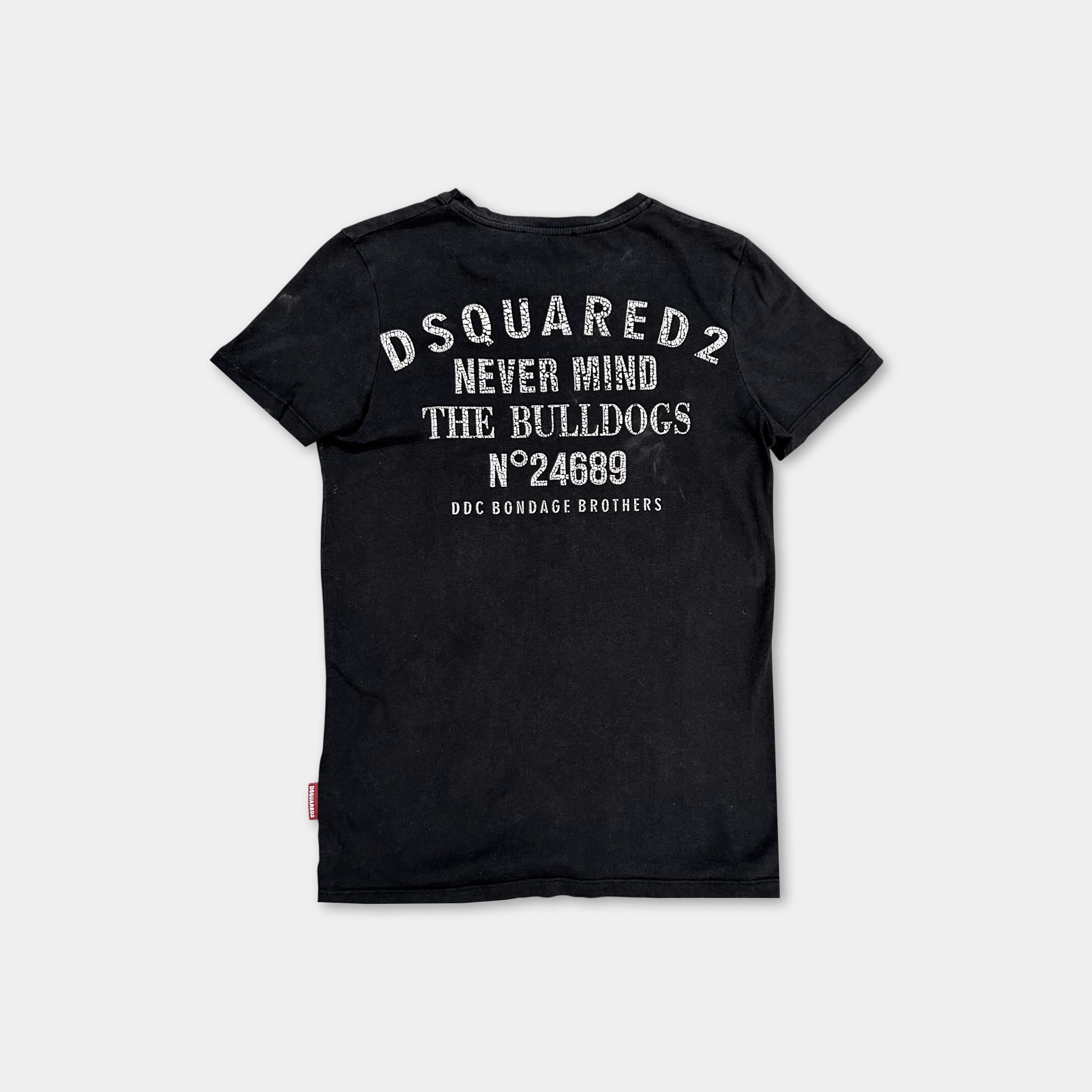 Dsquared 2000s Black Multizipper Tee
