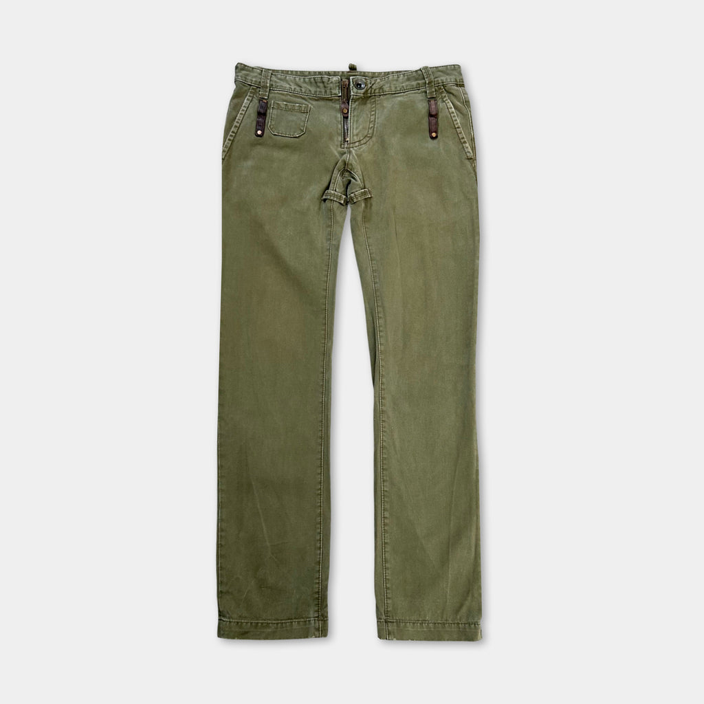 Dsquared2 2000s Cargo Green Pistachio Pants