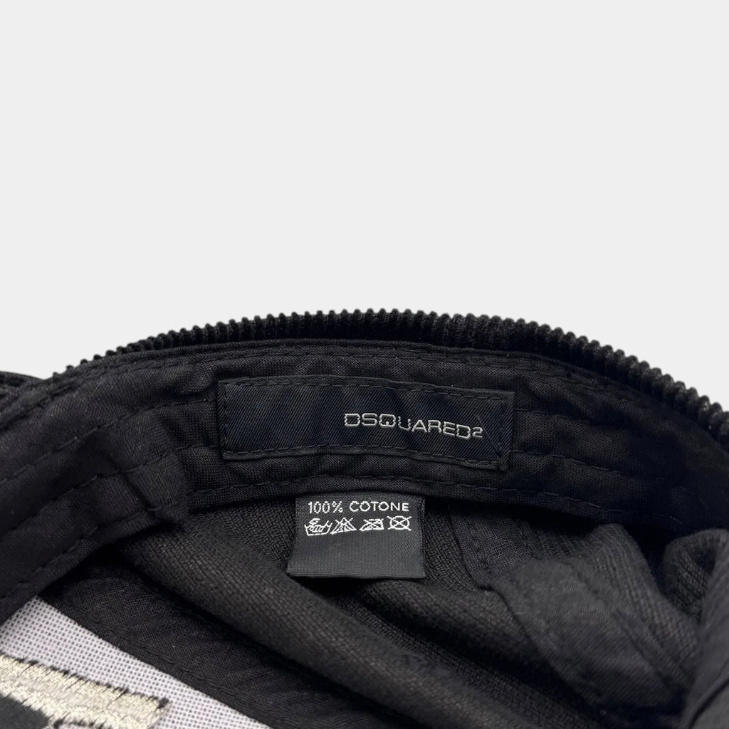 Dsquared2 FW05 Black Corduroy "Angels" Baseball Cap