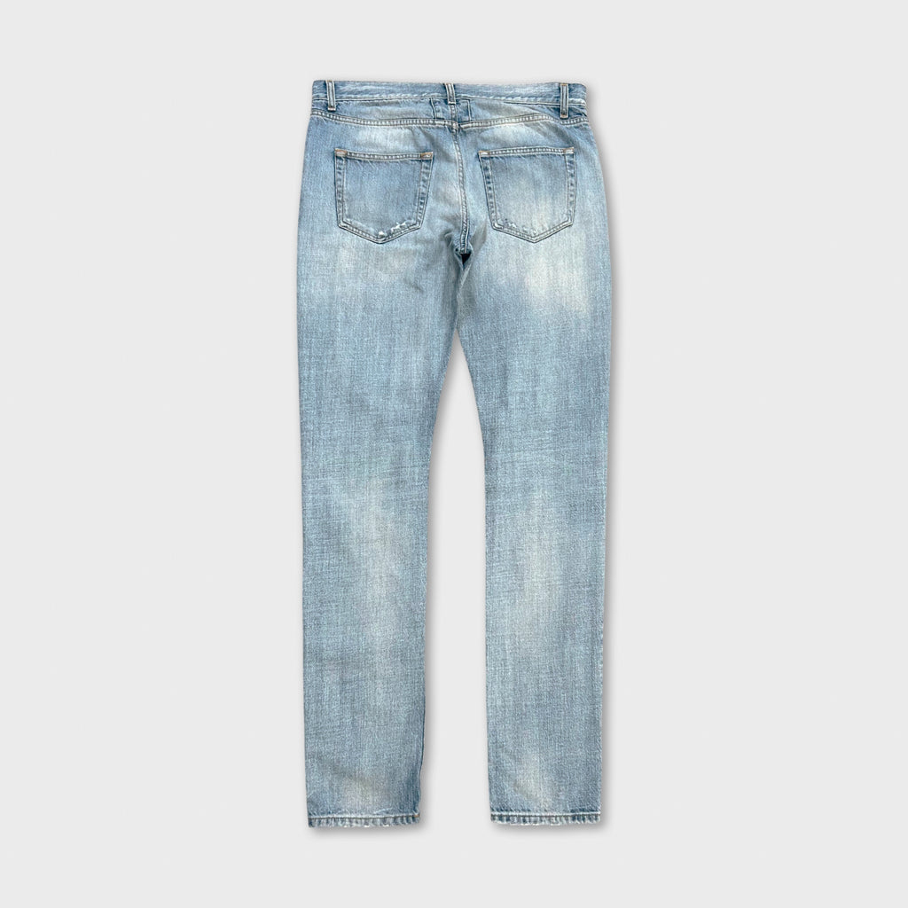 Saint Laurent D02 Blue Skinny Jeans