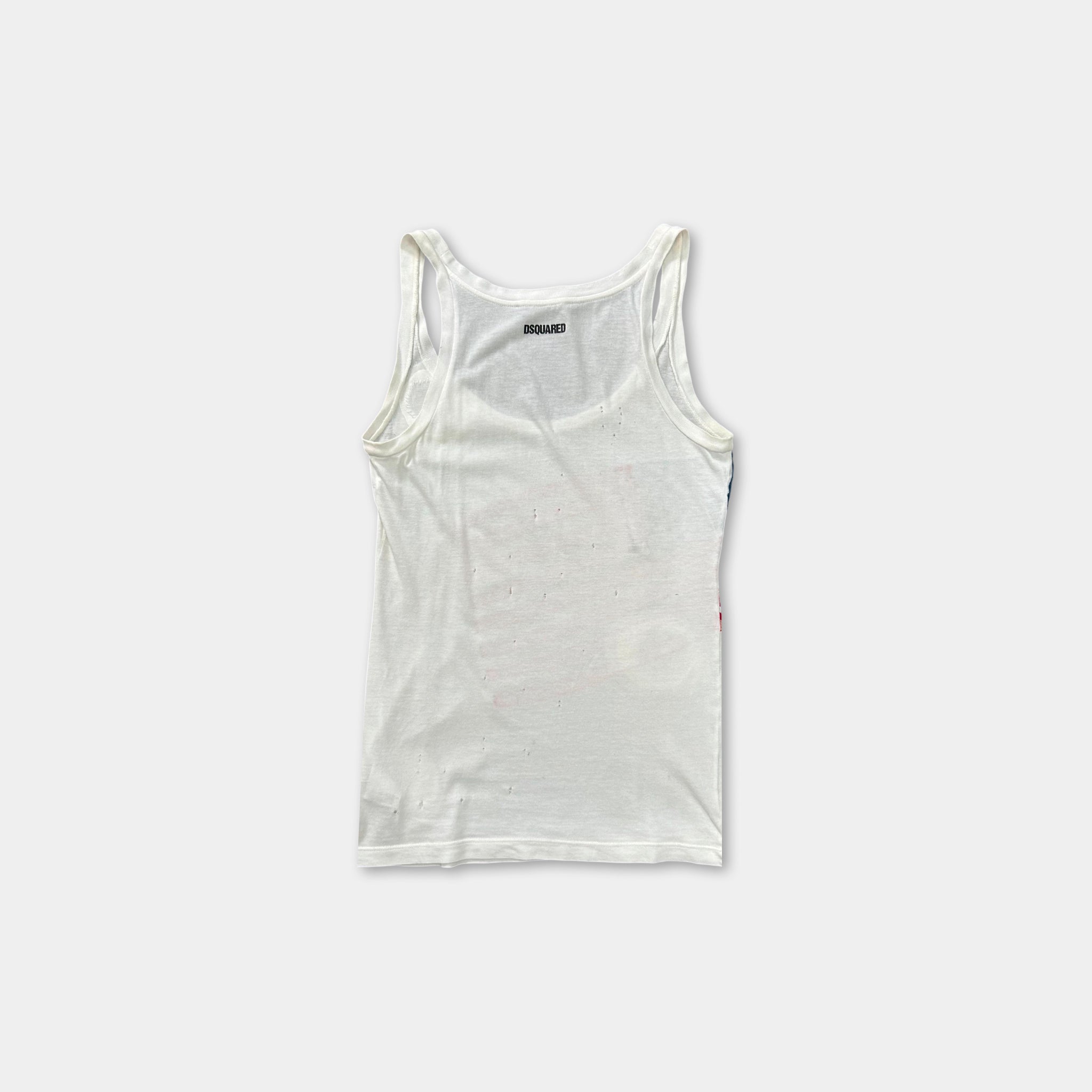 Dsquared2 USA Flag Appliqué Tanktop