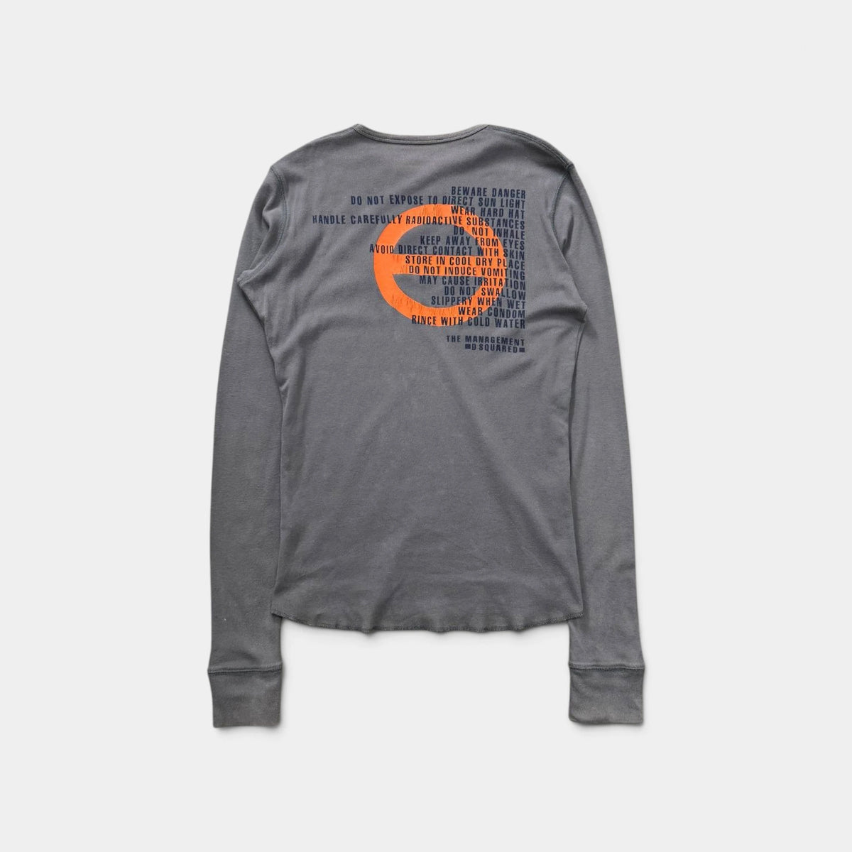 Dsquared2 2000s Vintage Graphic Long Sleeve T-Shirt