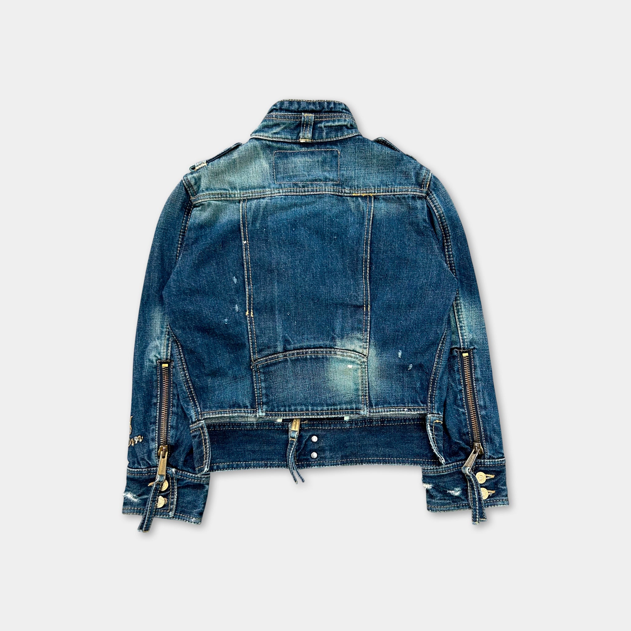 Dsquared 2000s Denim Blue Jacket