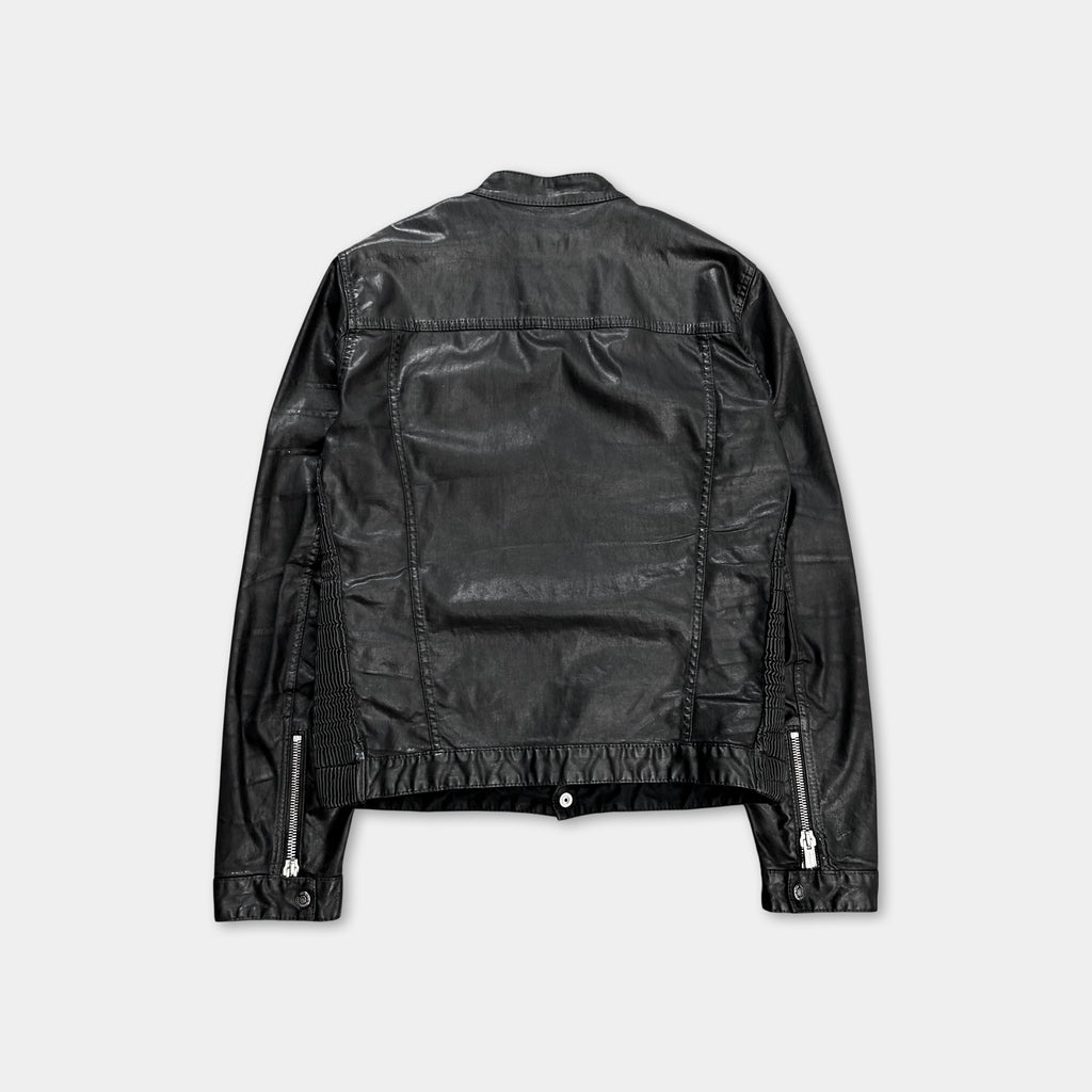 Dsquared2  Black Waxed Denim Jacket