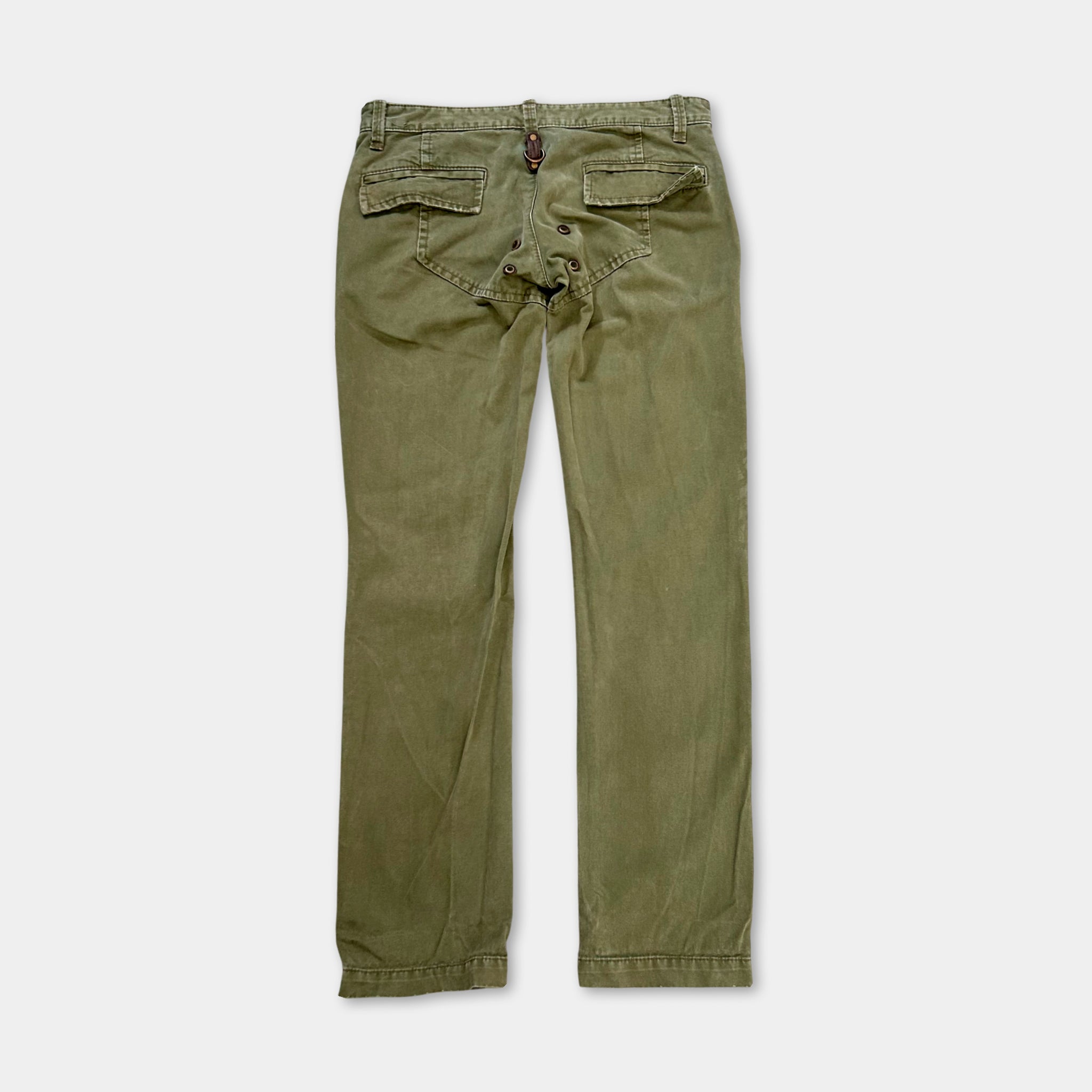 Dsquared2 2000s Cargo Green Pistachio Pants