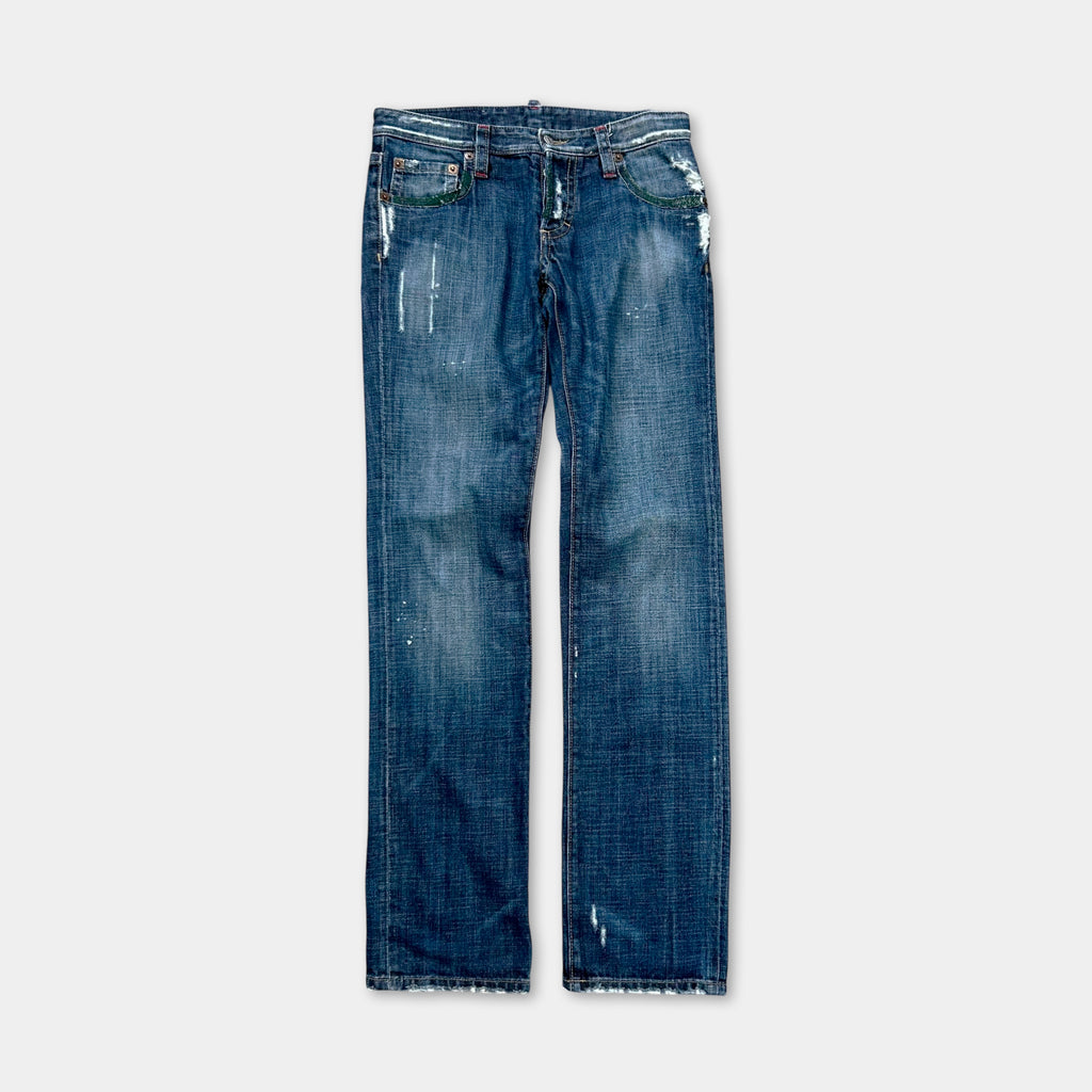 Dsquared2 "Lord2" Straight Leg Denim Pants
