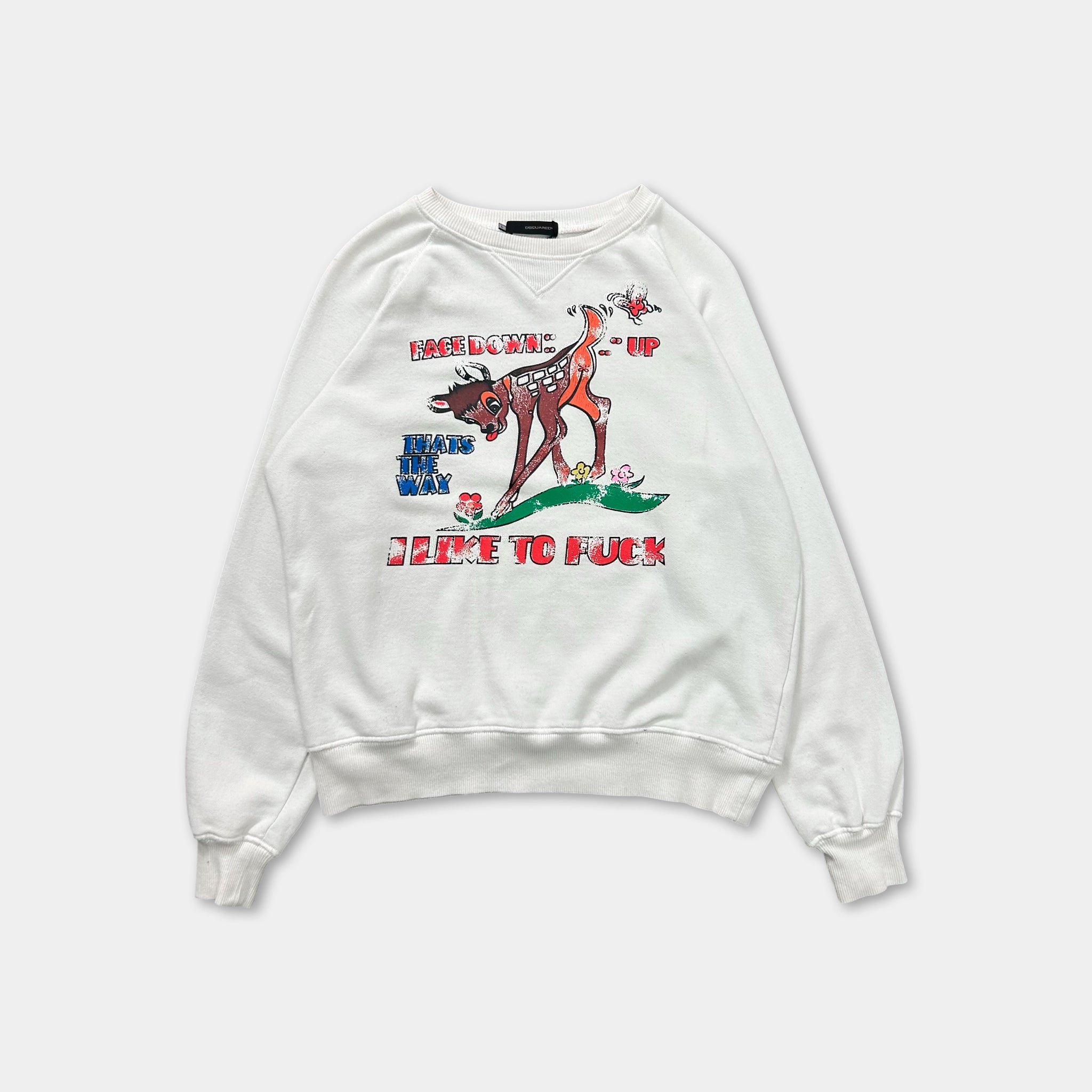 Dsquared2 Bambi "I LIKE TO F*CK" Crewneck