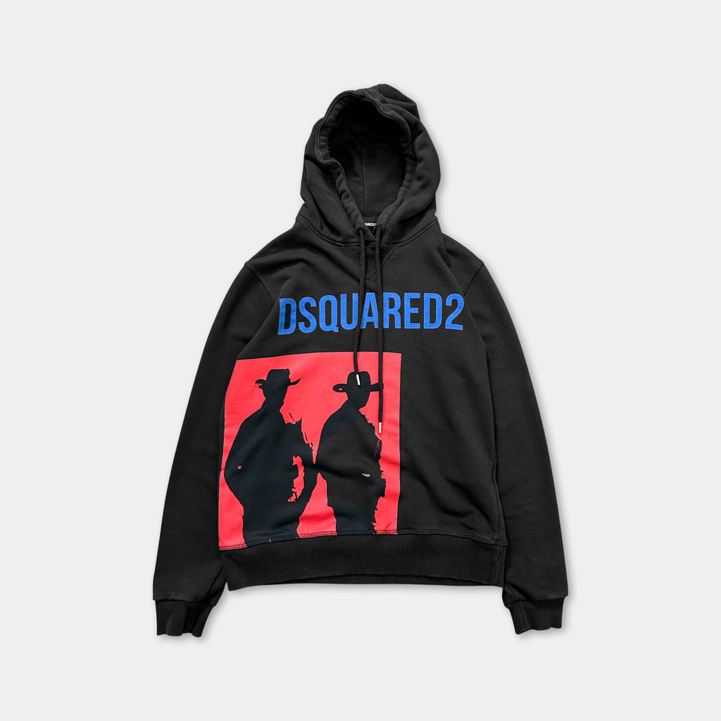 Dsquared2 Western Graphic Black Hoodie