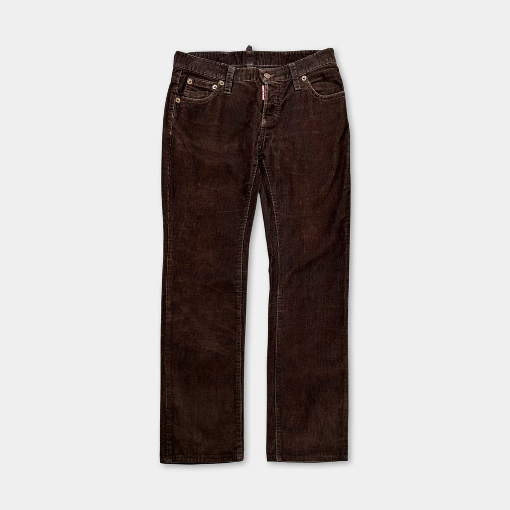Dsquared2 Lord Corduroy Brown Pants