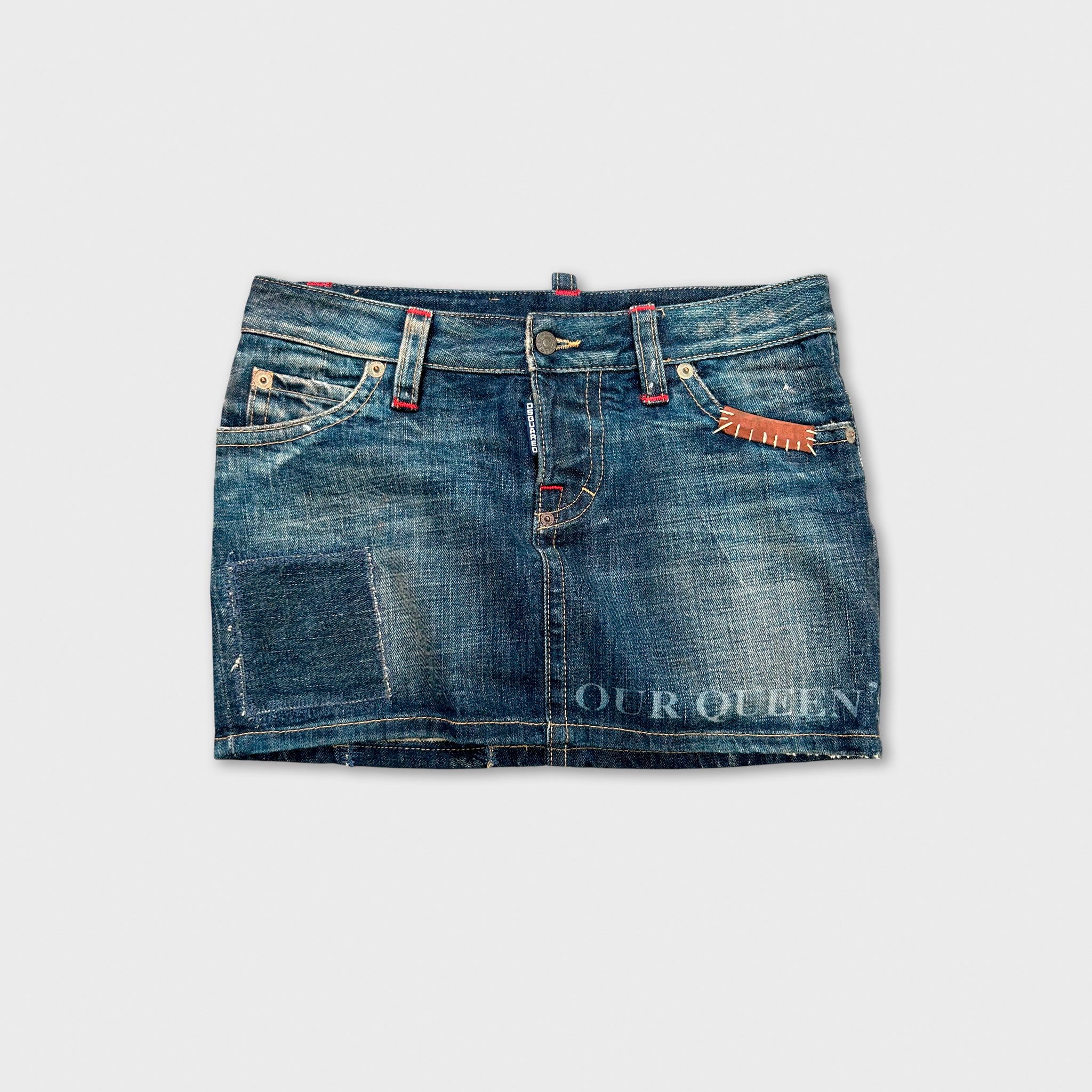Dsquared2 Vintage Lady Denim Skirt