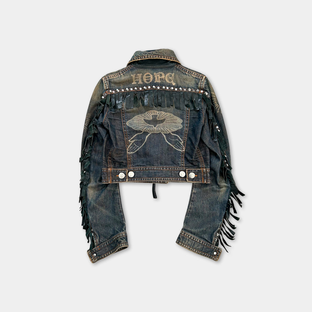 Dsquared2 FW2005 Runway Jesus Lord Cowboy Denim Jacket
