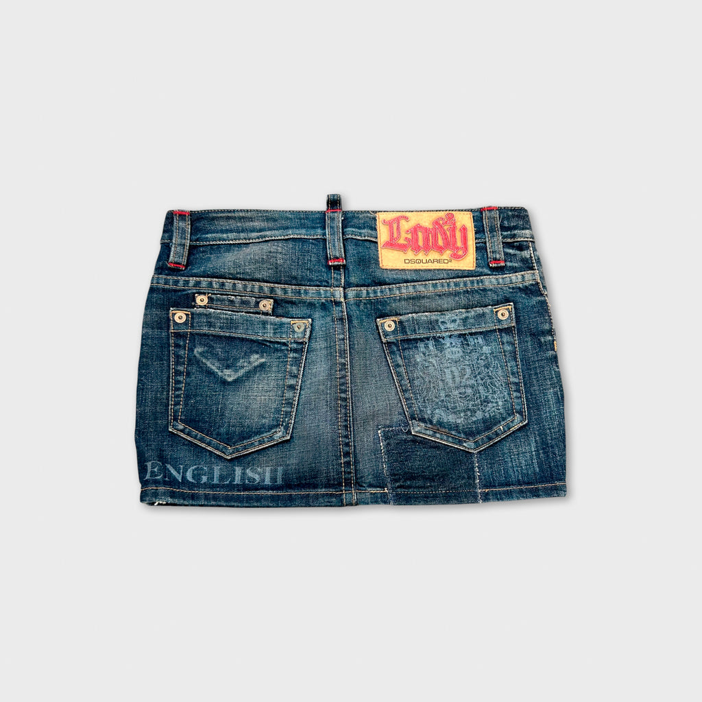 Dsquared2 Vintage Lady Denim Skirt