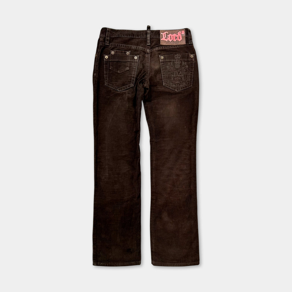 Dsquared2 Lord Corduroy Brown Pants