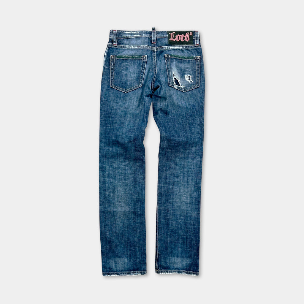 Dsquared2 "Lord2" Straight Leg Denim Pants