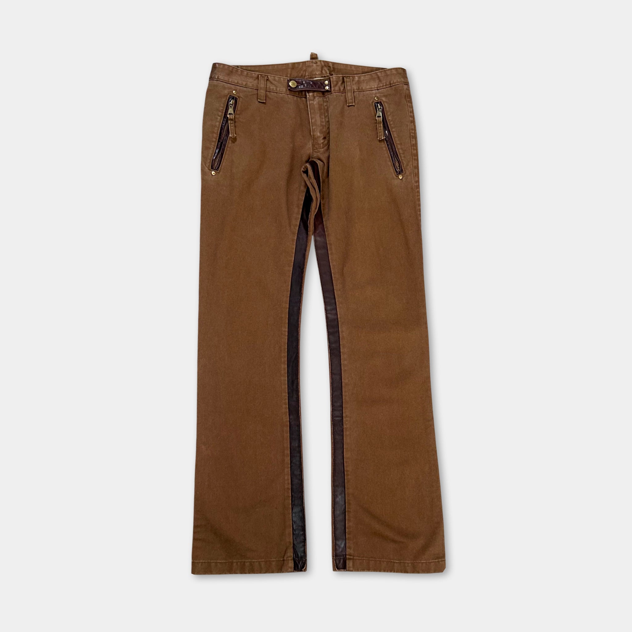 Dsquared2 Brown Flare Pants