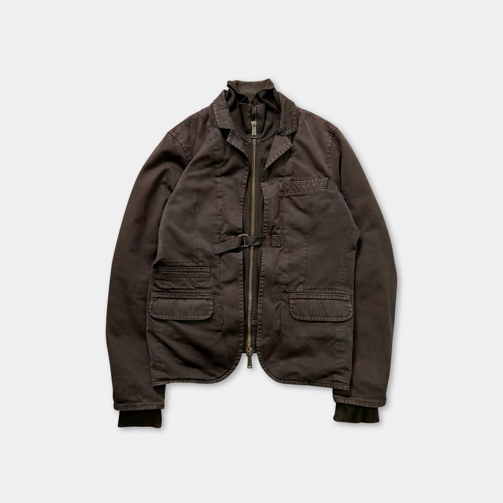Dsquared2 Double Layer Brown Cargo Jacket