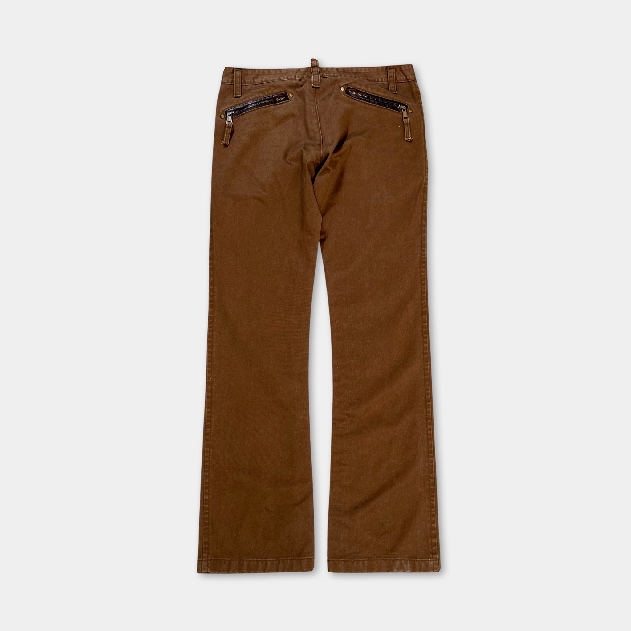 Dsquared2 Brown Flare Pants