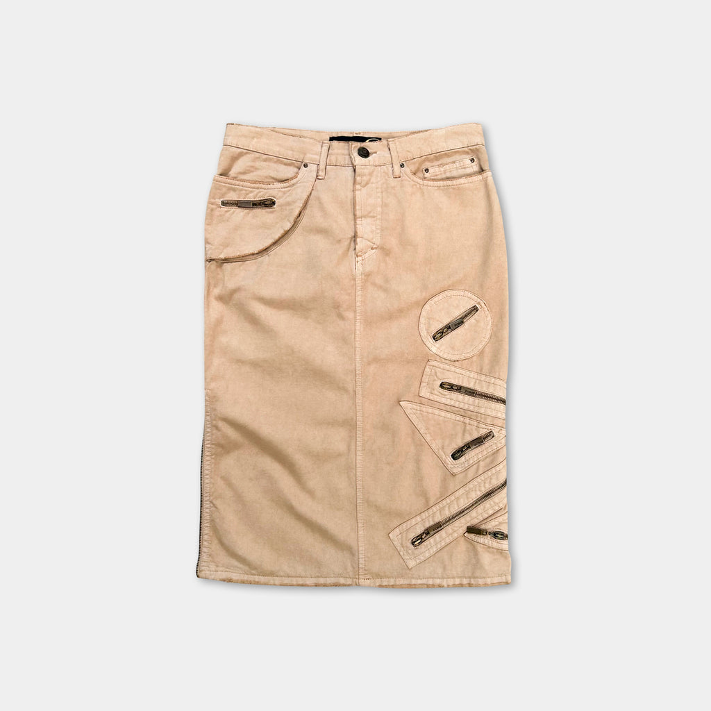 Cavalli Vintage Multi-pocket Skirt