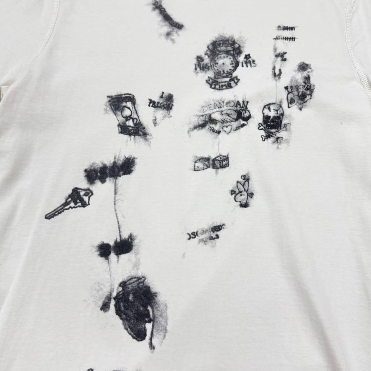Dsquared2 SS17 Tattoo Flash Graphic T-Shirt