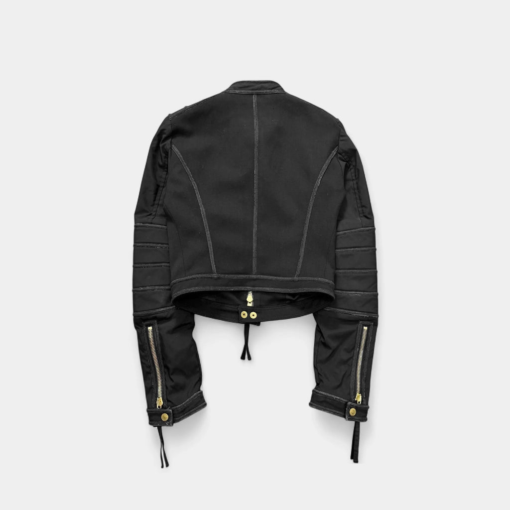 Dsquared2 2000's Black Technical Biker Jacket