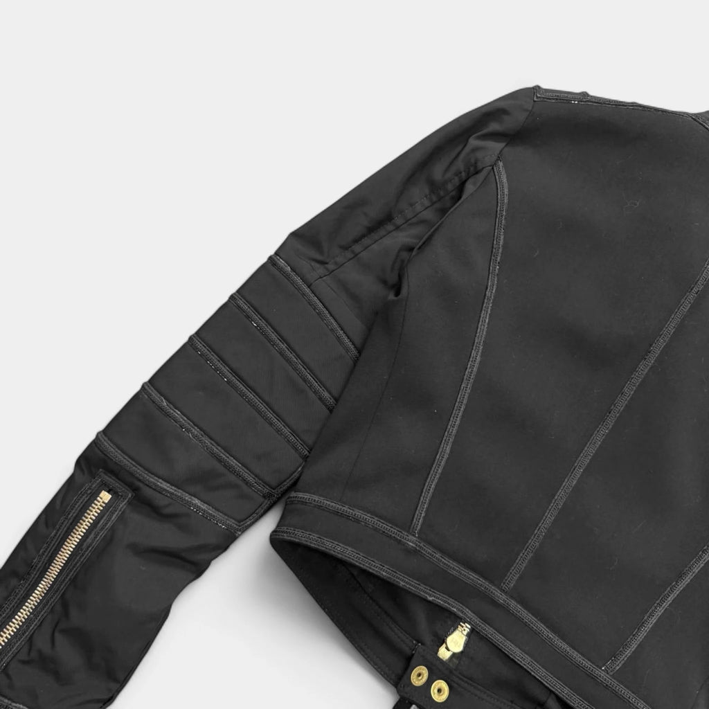 Dsquared2 2000's Black Technical Biker Jacket