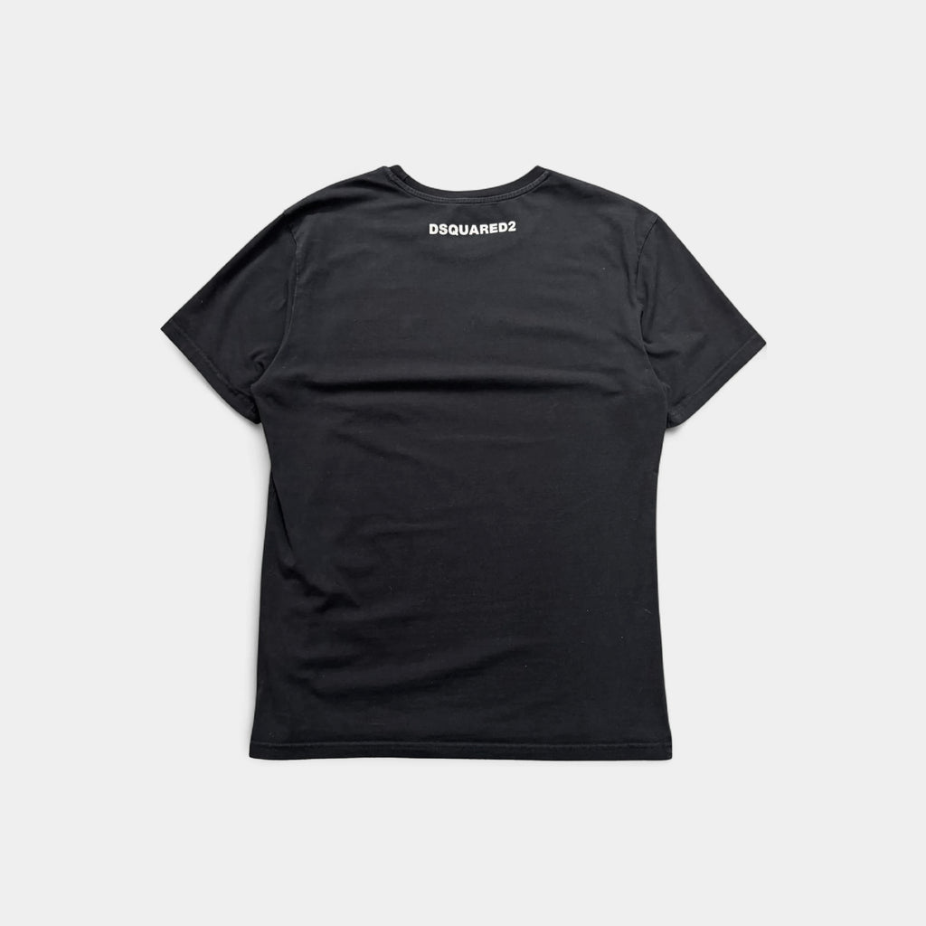 Dsquared2 Metal Rock Skeleton Graphic T-Shirt