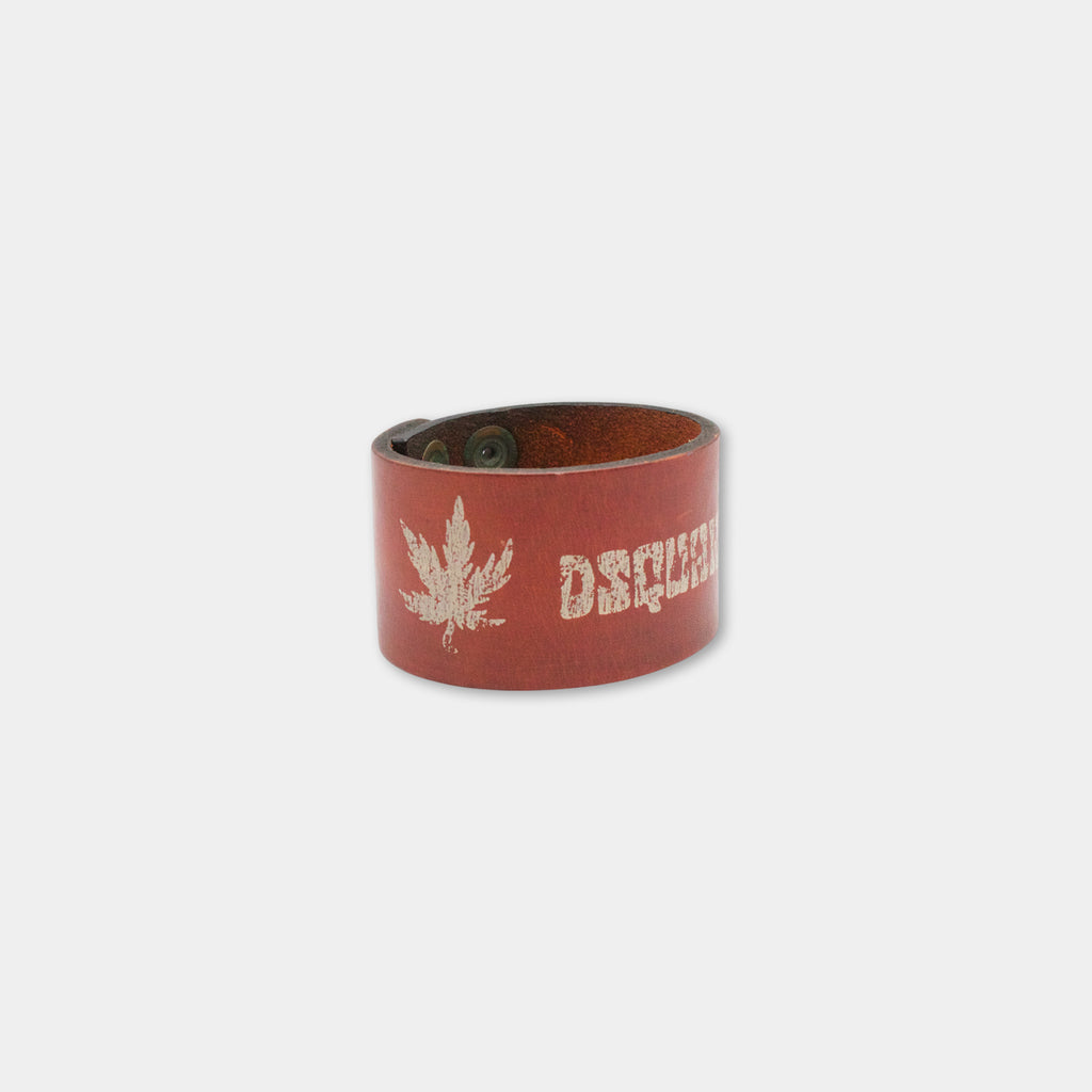 Dsquared Marihuana Leather Bracelet