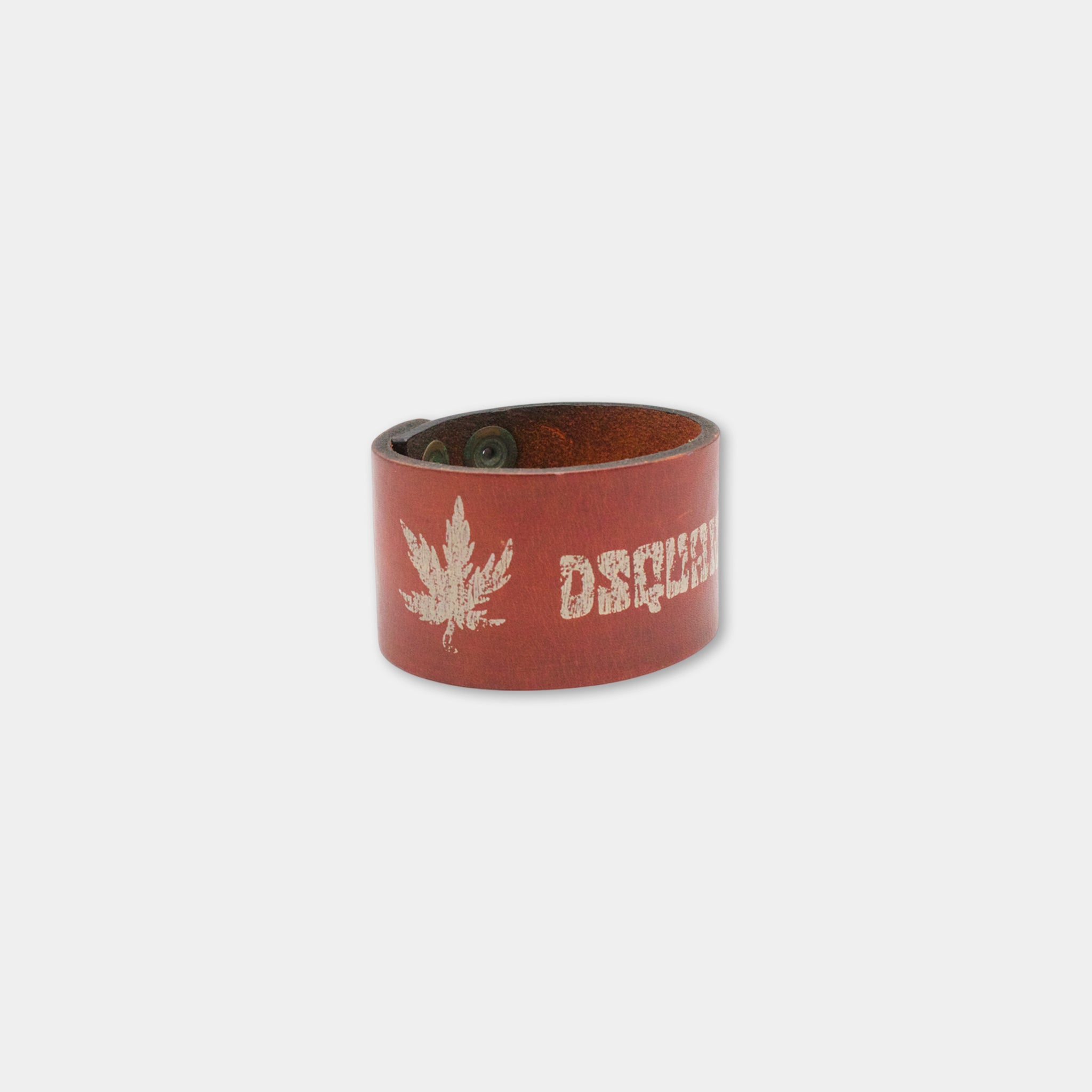 Dsquared Marihuana Leather Bracelet