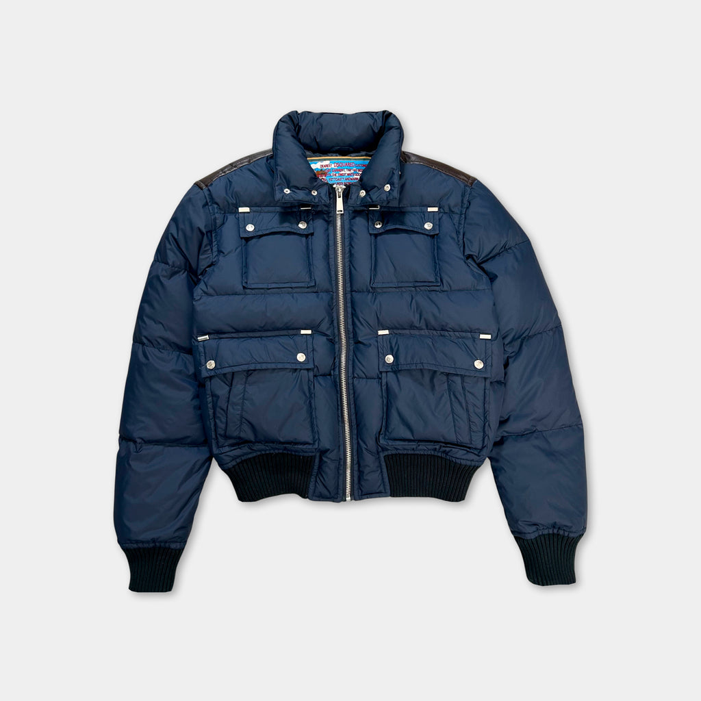 Dsquared2 Navy Puffer Jacket