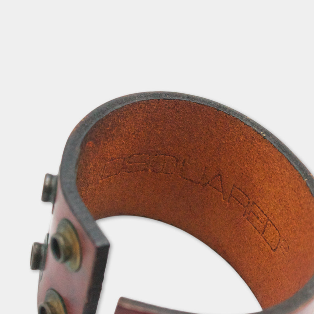 Dsquared Marihuana Leather Bracelet