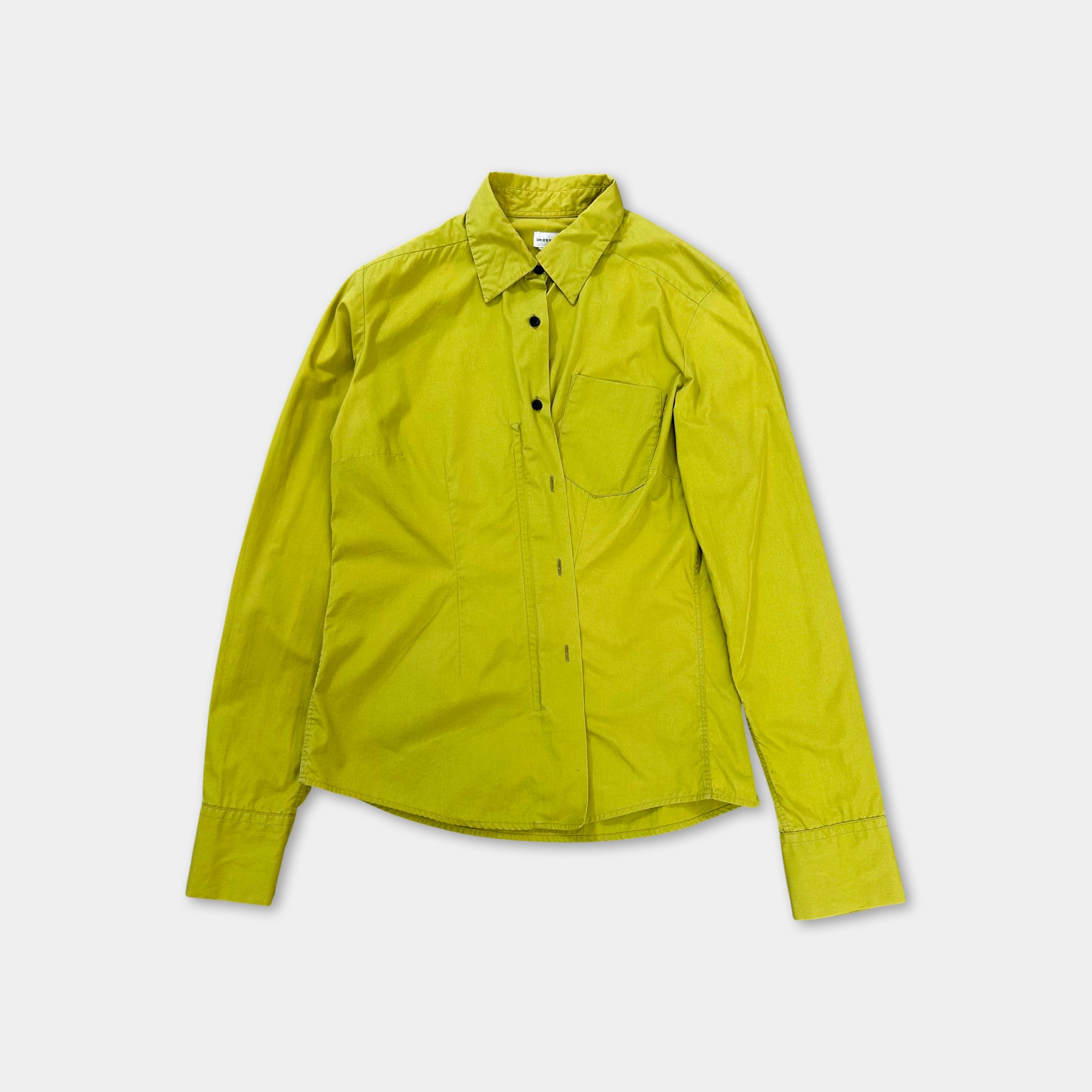 Dries Van Noten Button-Zipper Shirt