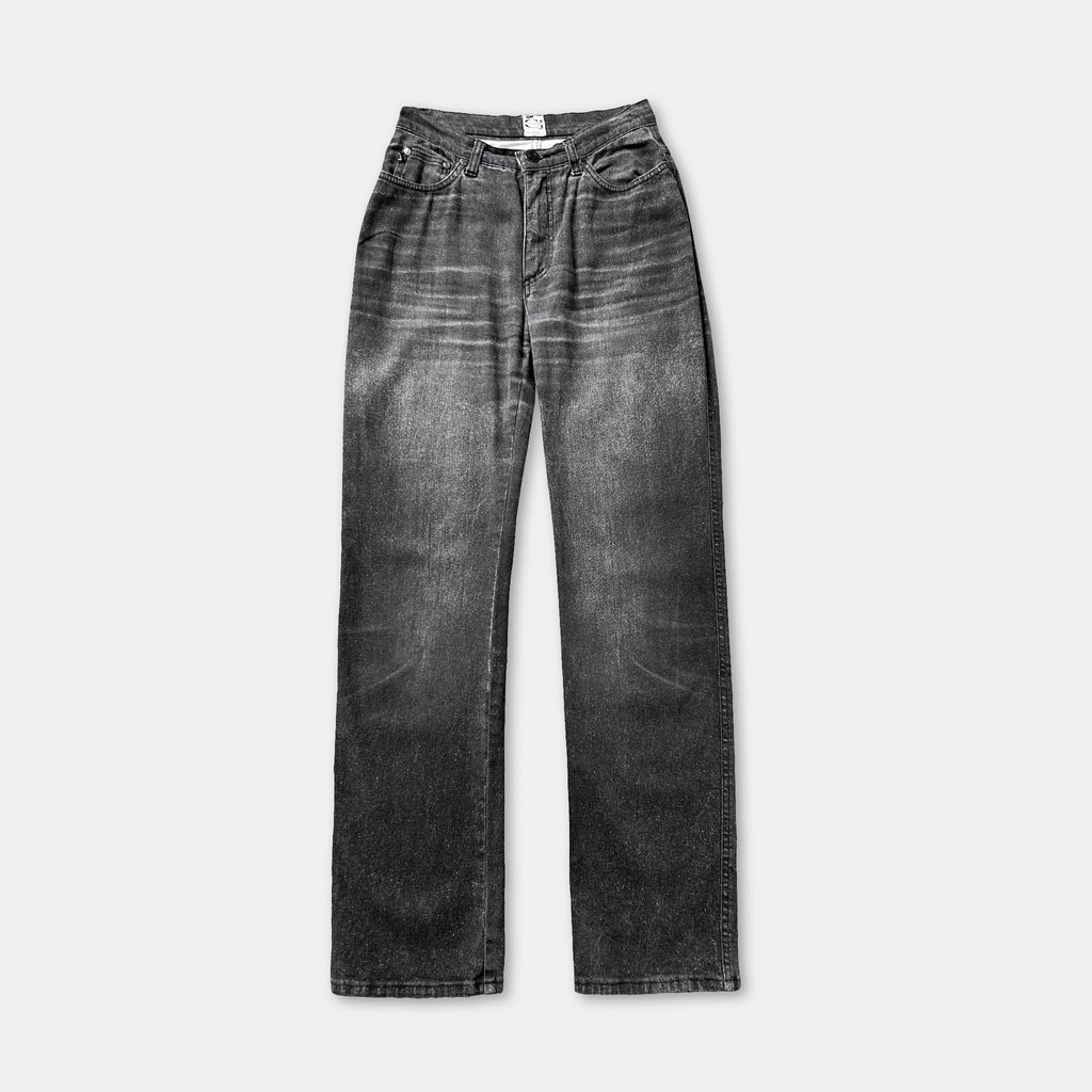 A pair of black jeans with a classic, classic design.