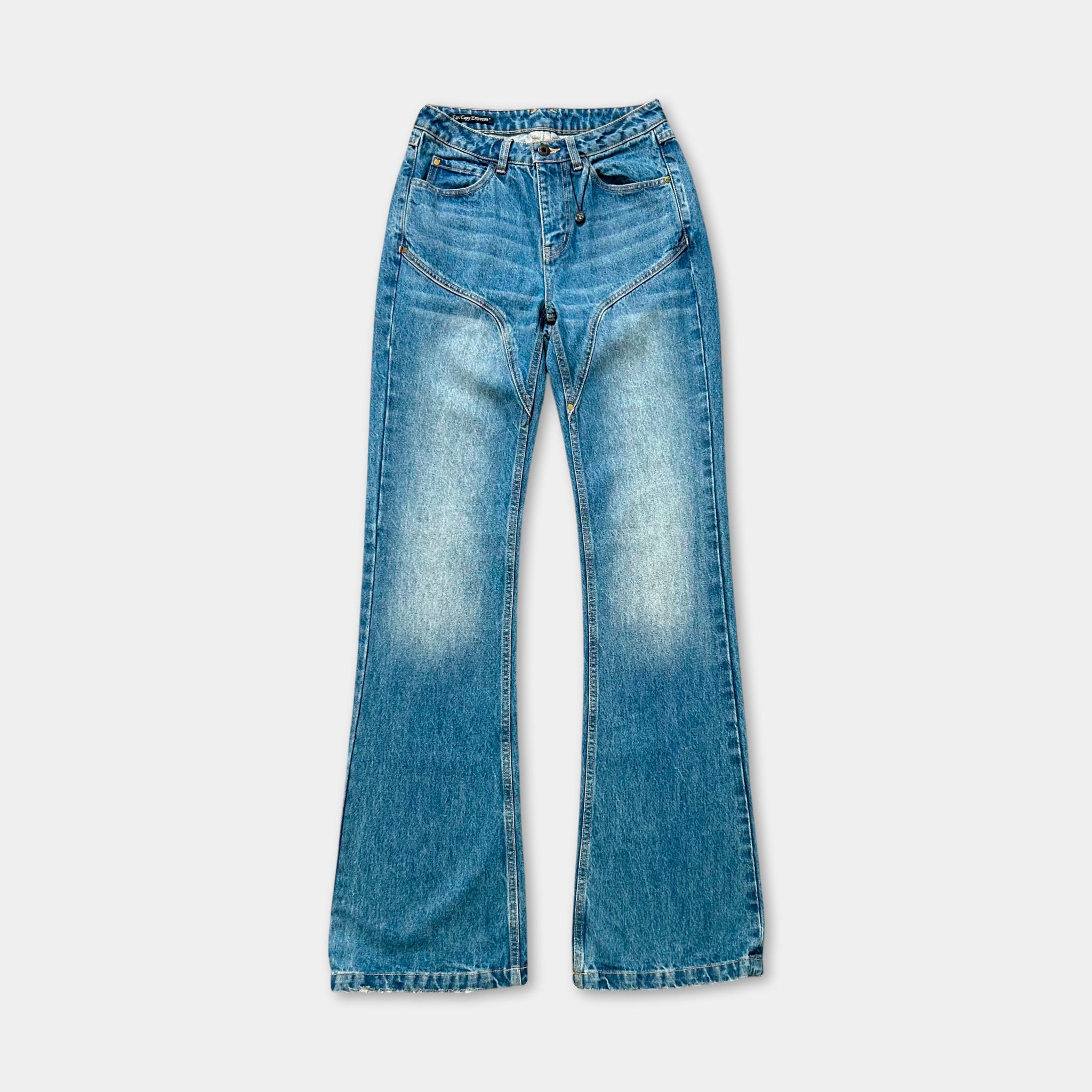 Fax Copy Express 2000's Blue Flared Jeans