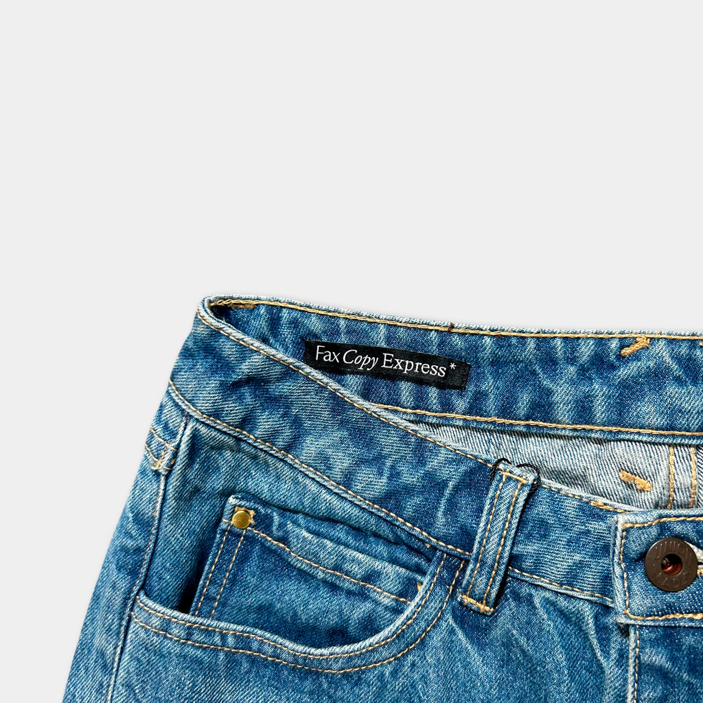 Fax Copy Express 2000's Blue Flared Jeans