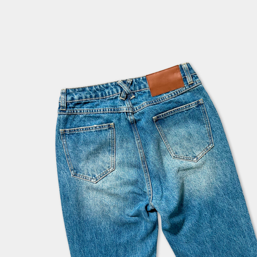 Fax Copy Express 2000's Blue Flared Jeans