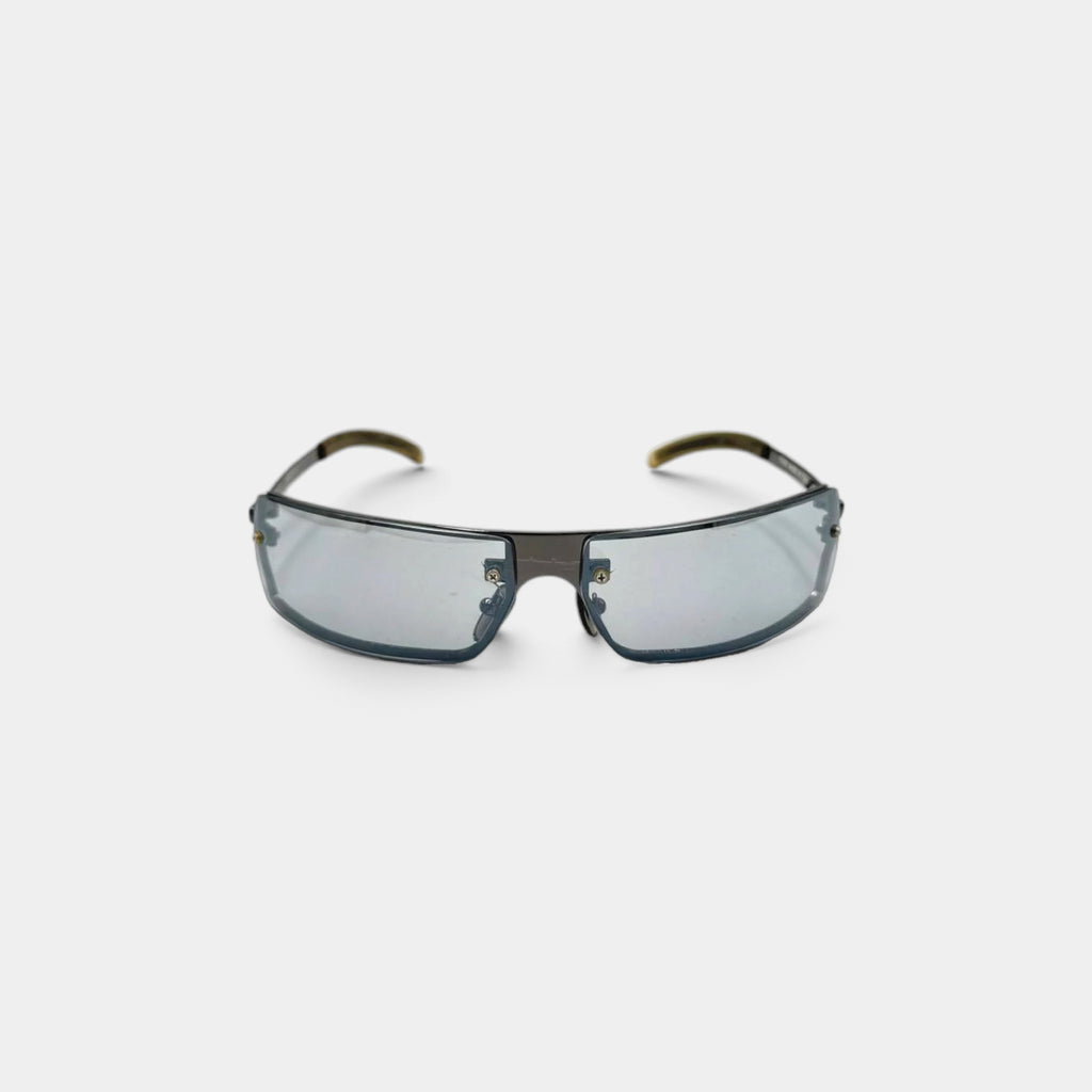 Fendi 2000s Rectangular Rimless Sunglasses